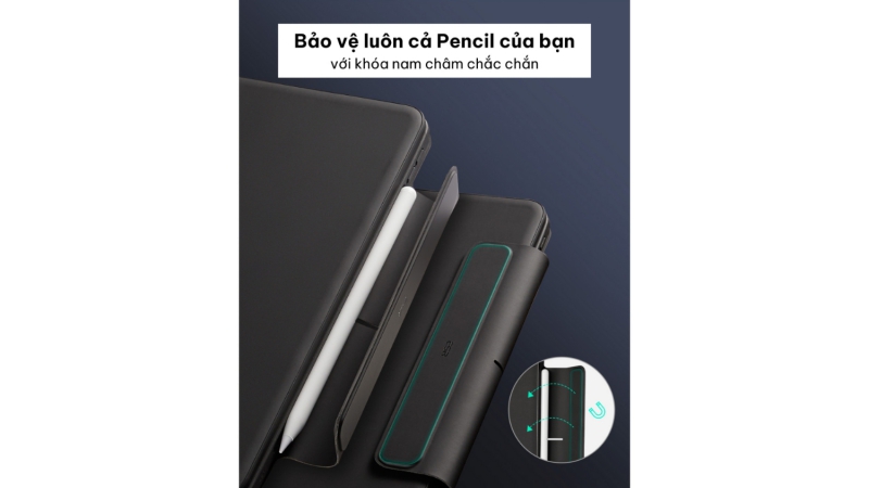Ốp lưng kèm bàn phím iPad Pro 13 (M5 M4) Rebound Magnetic 360-4894240200469-7