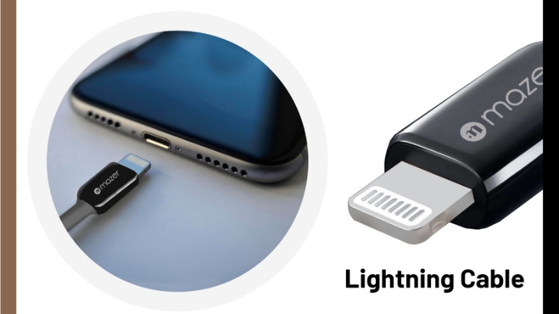 Cáp Type-C to Lightning Mazer Infinite.LINK Pro 3 MFi certified 1.25m-M-PL3PRO-C2L125-BK-4