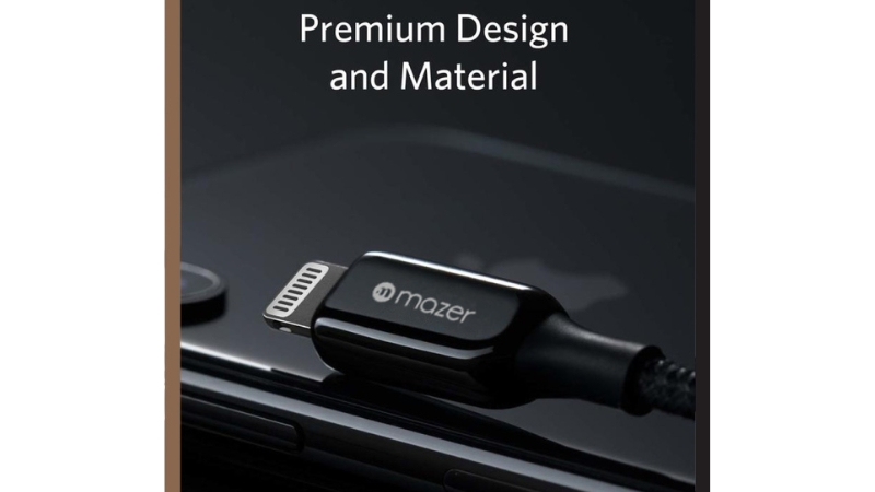 Cáp Type-C to Lightning Mazer Infinite.LINK Pro 3 MFi certified 1.25m-M-PL3PRO-C2L125-BK-5