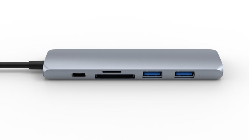Hub chuyển đổi HyperDrive 6 in 1 Type-C HD22E-HD22E-GRAY-5
