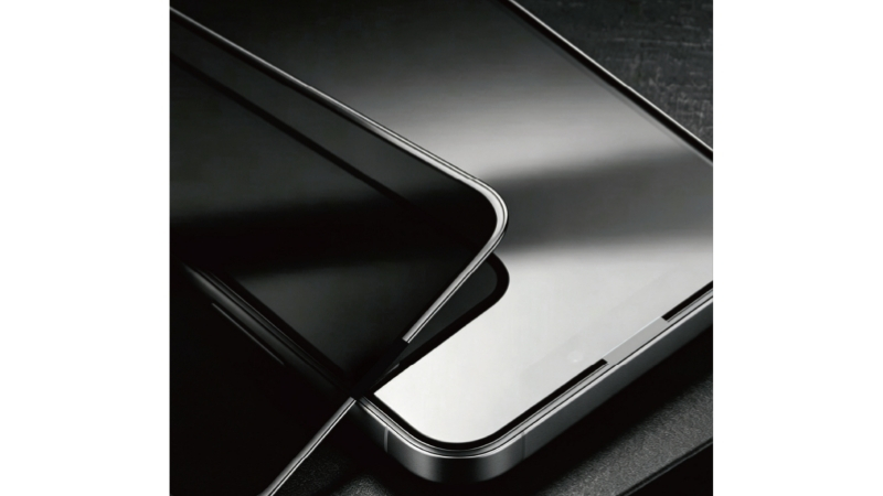 Dán kính cường lực chống nhìn trộm iPhone 18 Pro Mipow IRONBULL có khay dán-BJ810-BK-9