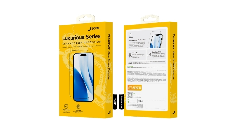 Dán kính cường lực iPhone 18 Pro JCPAL Preserver Super Hardness-JCP4533-4