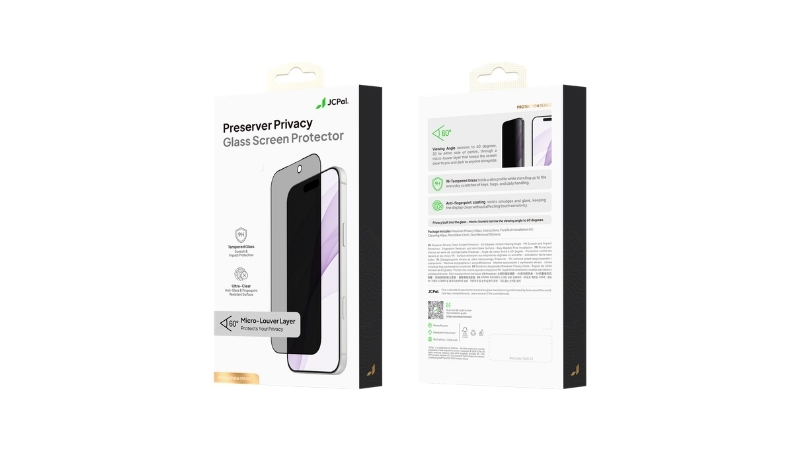 Dán kính cường lực chống nhìn trộm iPhone 18 Pro JCPAL Preserver-JCP4758-8