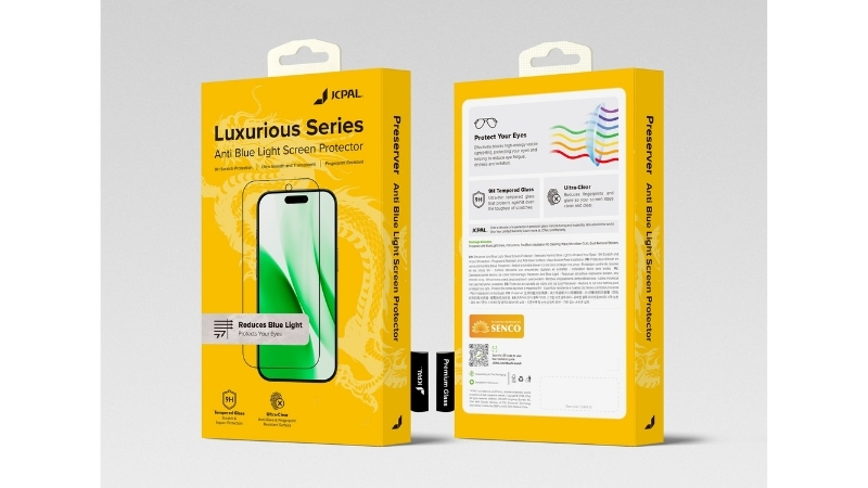 Dán kính cường lực chống ánh sáng xanh iPhone 18 Pro Max JCPAL Preserver-JCP4763-6