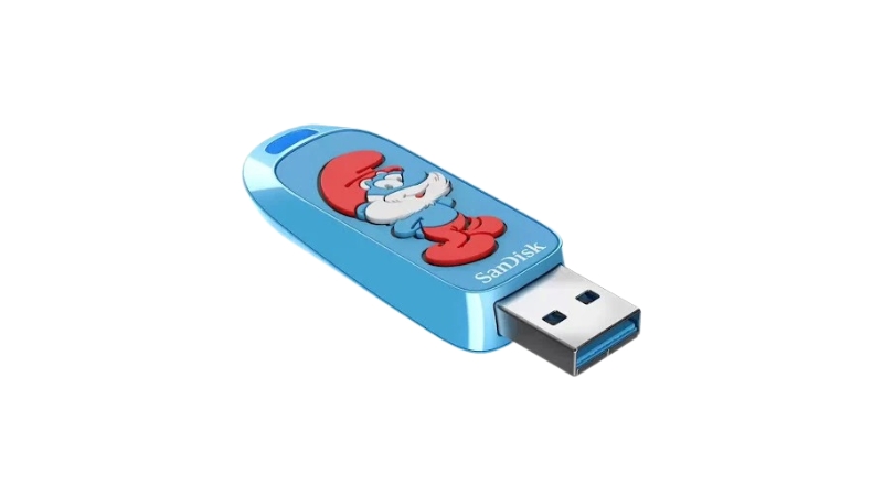USB 3.2 Sandisk Brainy Smurf Edition Type-A SDCZIS 128GB 130MB s (SDCZIS-128G-G46)-USB14052509-2