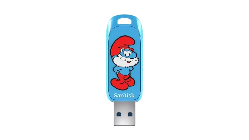 USB 3.2 Sandisk Brainy Smurf Edition Type-A SDCZIS 128GB 130MB s (SDCZIS-128G-G46)-USB14052509-3