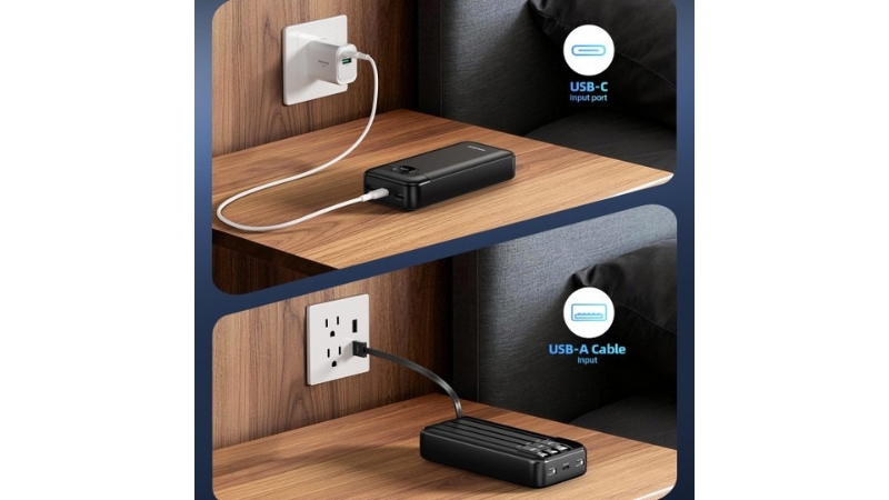 Pin sạc dự phòng Innostyle 20.000 mAh 22.5W MultiCharge Go tích hợp cáp sạc-MCG20KBLK-6
