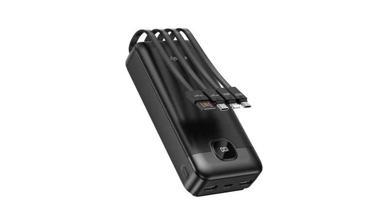 Pin sạc dự phòng Innostyle 20.000 mAh 22.5W MultiCharge Go tích hợp cáp sạc-MCG20KBLK-2