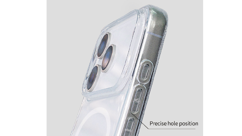 Ốp lưng MagSafe iPhone 18 Pro 17 Pro Mipow IRONBULL Tempered Glass trong suốt-MGC18A-CR-4