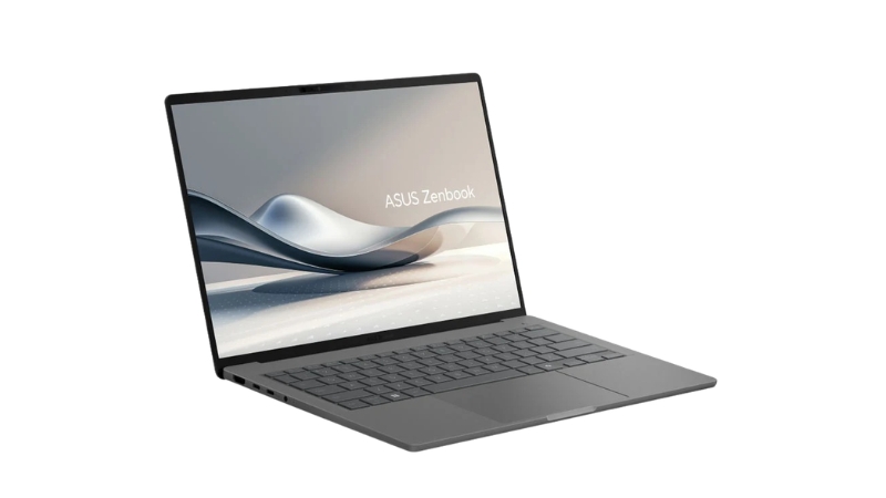 Laptop ASUS Zenbook A14 UX3407NA-QD254W (Snapdragon X2 Elite X2E88100 | 32GB LPDDR5x | 1TB | Qualcomm Adreno GPU | 14 inch OLED FHD | Windows 11 | Xám)-UX3407NA-QD254W-4