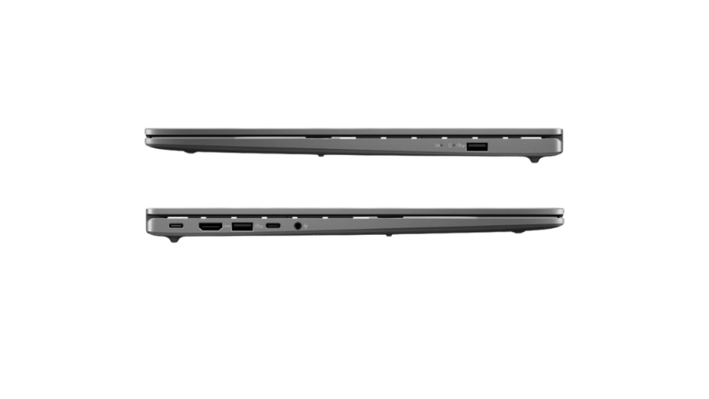 Laptop ASUS Vivobook S14 S3407QA-SF043W (Snapdragon X1-26-100 | 16GB DDR5 Onboard | 512GB | Qualcomm Adreno GPU | 14 inch OLED FHD | Windows 11 | Xám)-S3407QA-SF043W-10
