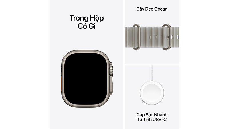 Apple Watch Ultra 4 (2026) 49mm 5G Viền Titan Dây Cao Su-MJAD4SA A-3