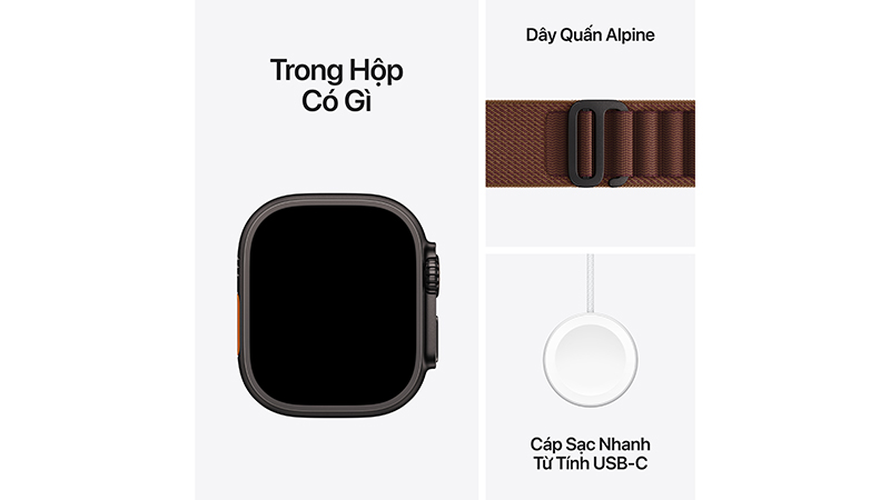 Apple Watch Ultra 4 (2026) 49mm 5G Viền Titan Dây Vải-MJC04SA A-4
