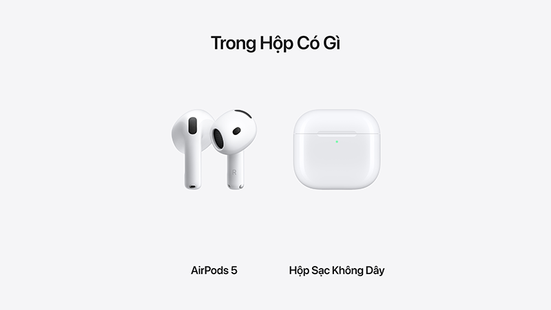 Tai nghe Apple AirPods 5 Sạc Không Dây-MKFT4ZP A-9