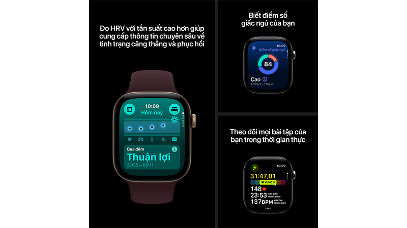 Apple Watch Series 12 46mm GPS Viền Nhôm Dây Cao Su-MJEU4SA A-8
