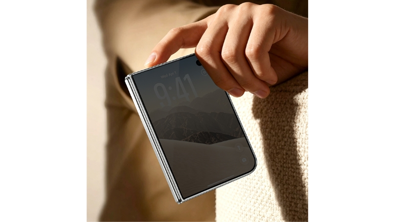 Dán kính cường lực chống nhìn trộm iPhone Duo Mipow IRONBULL có khay dán-BJ812-BK-7