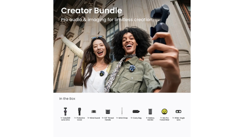 Camera hành động Insta360 Luna Ultra Creator Bundle-Insta360 Luna03_Black-11