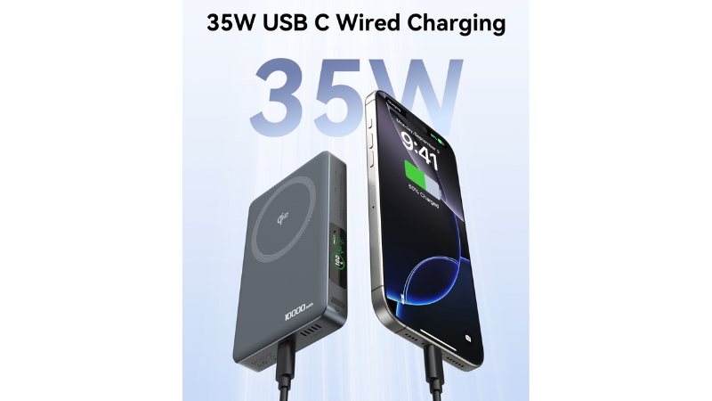 Pin sạc dự phòng Magsafe Mokin 10.000 mAh 35W Qi2-MOPB0608-5