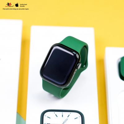 AW S7 GPS GREEN 41MM LIKENEW - [KÈO THƠM] Apple Watch S7 GPS 41mm Green Fullbox Likenew (Cáp đã bung)