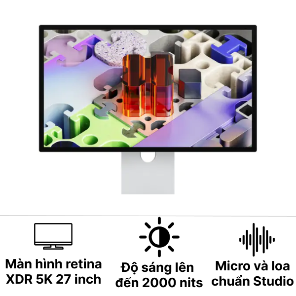 Apple Studio Display XDR Nano-texture Glass Chân Đế Điều Chỉnh Độ Nghiêng Và Độ Cao
