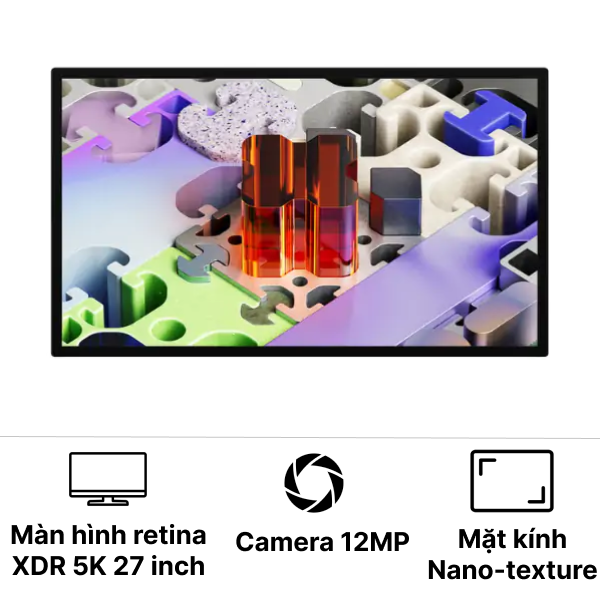 Apple Studio Display XDR Nano-texture Glass Ngàm VESA