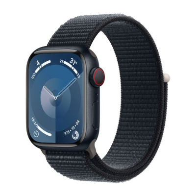 Apple Watch S9 LTE 45mm Viền Nhôm Dây Vải - Chính hãng VN A