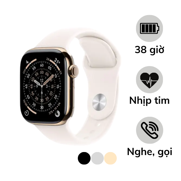 Apple Watch Series 11 42mm LTE Viền Titan Dây Cao Su