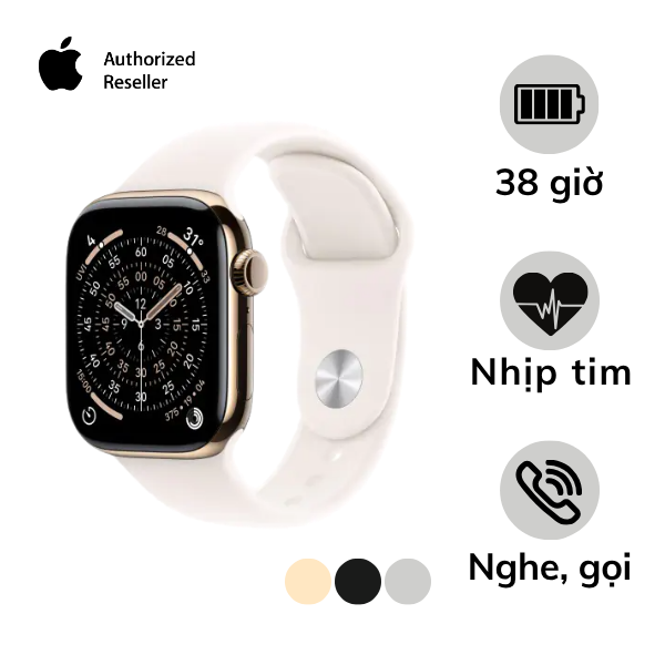 Apple Watch Series 11 42mm LTE Viền Titan Dây Cao Su