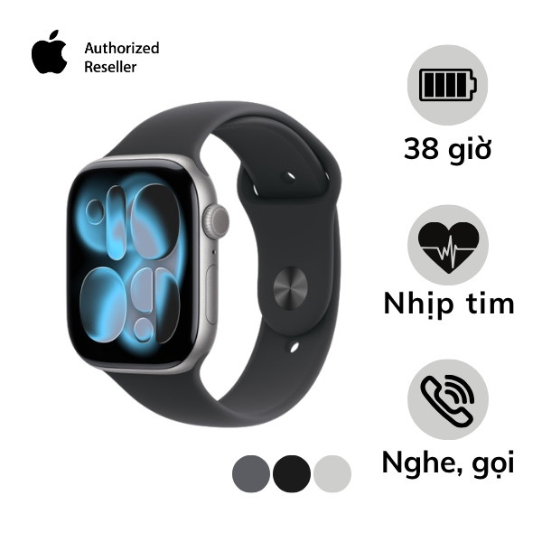 Apple Watch Series 11 46mm GPS Viền Nhôm Dây Cao Su