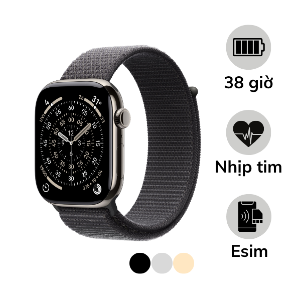 Apple Watch Series 11 46mm LTE Viền Titan Dây Vải