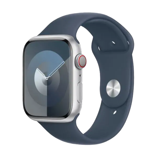 Apple Watch S9 LTE 45mm Viền Nhôm Dây Cao Su - Chính hãng VN A