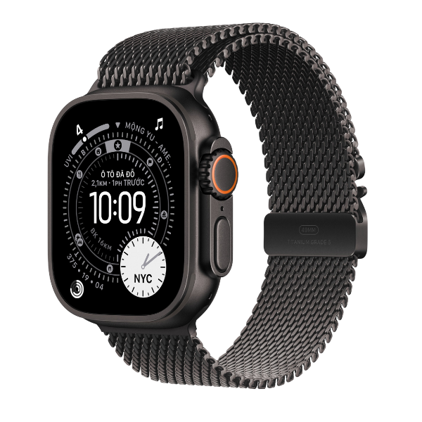 Apple Watch Ultra 3 (2025) 49mm 5G Viền Titan Dây Thép