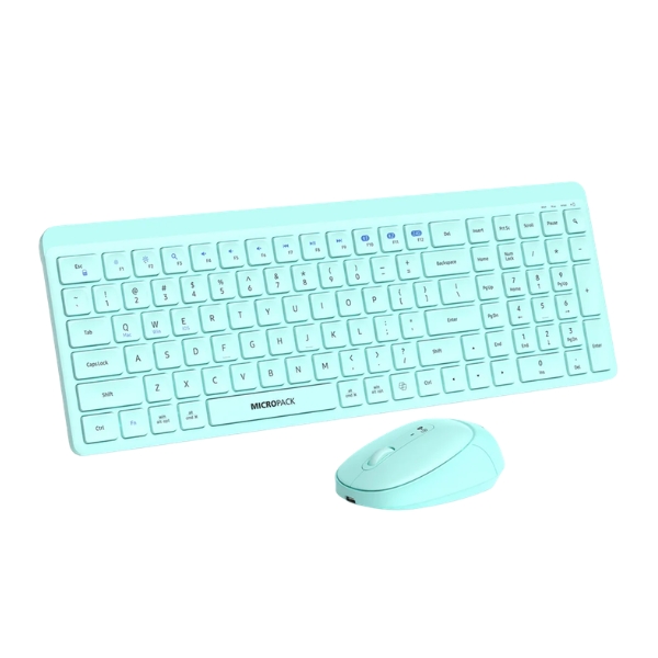 Bộ bàn phím chuột không dây Bluetooth MicroPack Silent Lifestyle KM-268W