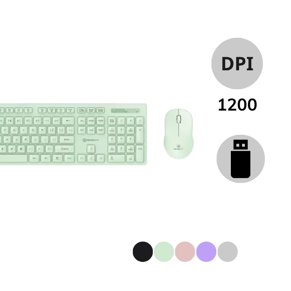 Bộ bàn phím chuột không dây MicroPack USB 2.4G iFree Lite 2 KM-237W