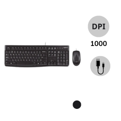 Bộ bàn phím và chuột có dây Logitech MK120