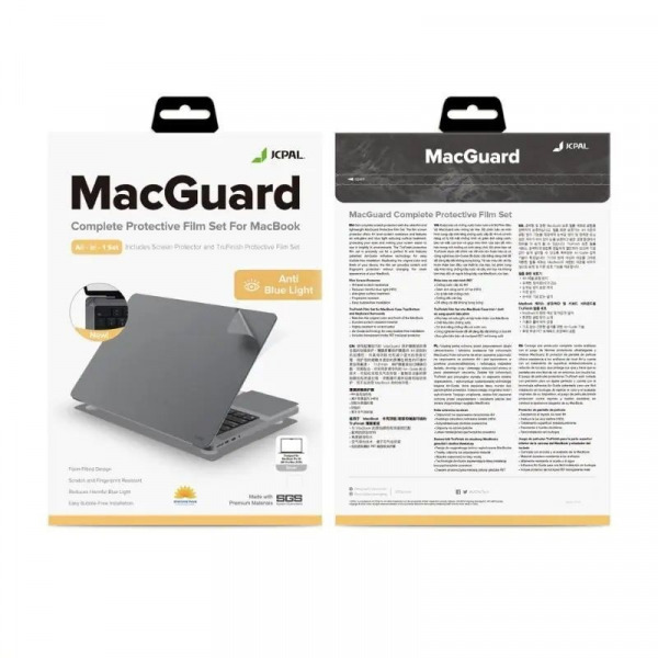 Bộ dán MacBook Pro 13 inch M1 M2 JCPAL Macguard All In One Set