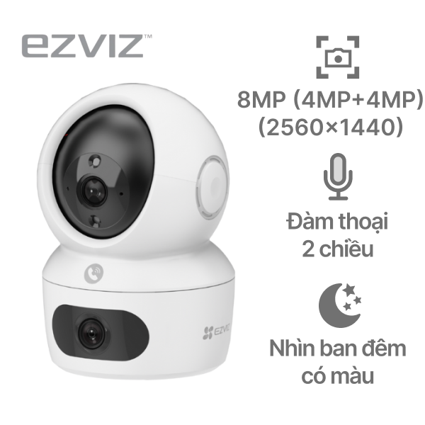 Camera IP 360 độ 8MP EZVIZ H7C Dual 2K+