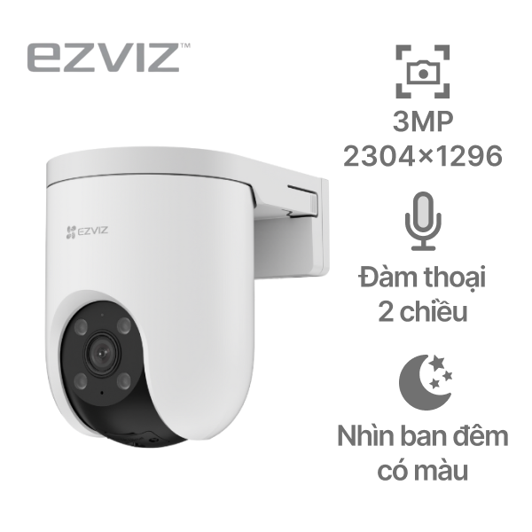 Camera IP ngoài trời 360 độ 3MP EZVIZ H8C Pro