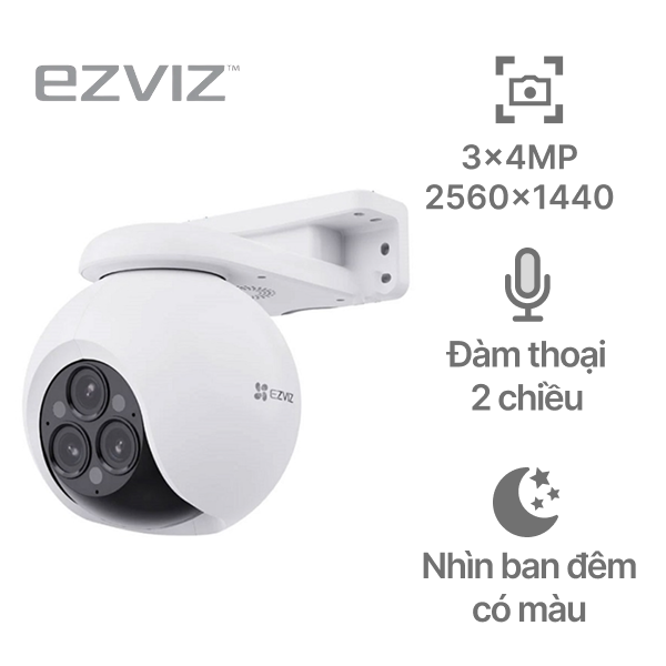 Camera WiFi ngoài trời 4MP EZVIZ H80F Multi