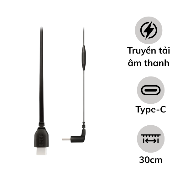 Cáp chuyển đổi âm thanh Type-C SC16 Rode