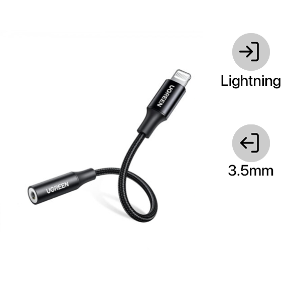 30756 - Cáp chuyển đổi Lightning sang 3.5mm Ugreen