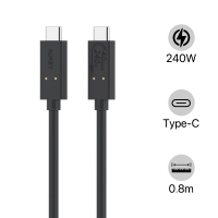 Cáp chuyển USB-IF Aukey thế hệ thứ 3 240W 0.8M