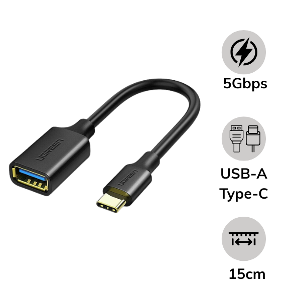 Cáp OTG USB Type C sang USB 3.0 Ugreen US154