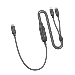 Cáp Type-C 3-in-1 Mazer 140W InfiniteLINK Scorpion 1.25m