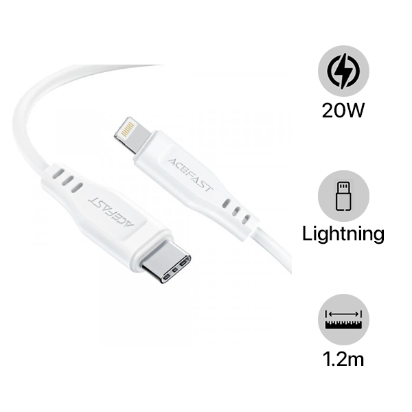 C301BL - Cáp Type-C to Lightning ACEFAST MFi 1.2M C301 - C301BL