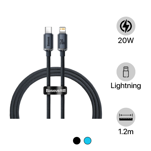 CAJY000201 - Cáp Type-C to Lightning Baseus 1m2