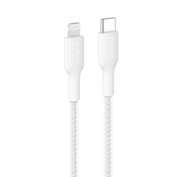 Cáp Type-C to Lightning Belkin 30W 1M bọc dù