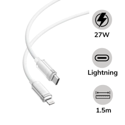 Cáp Type-C to Lightning Innostyle CryStalShine 1.5m