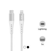 Cáp Type-C to Lightning Jinya Bọc Dù 1m