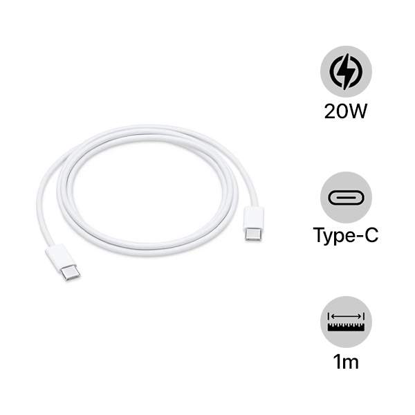 MUF72ZA A - Cáp Type-C to Type-C Apple 1m MUF72ZA A